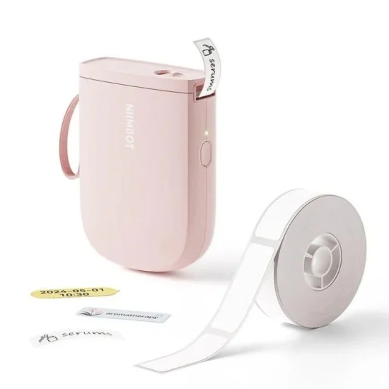 NIIMBOT D11 0.5 Inch Label Maker Machine with Tape - Pink